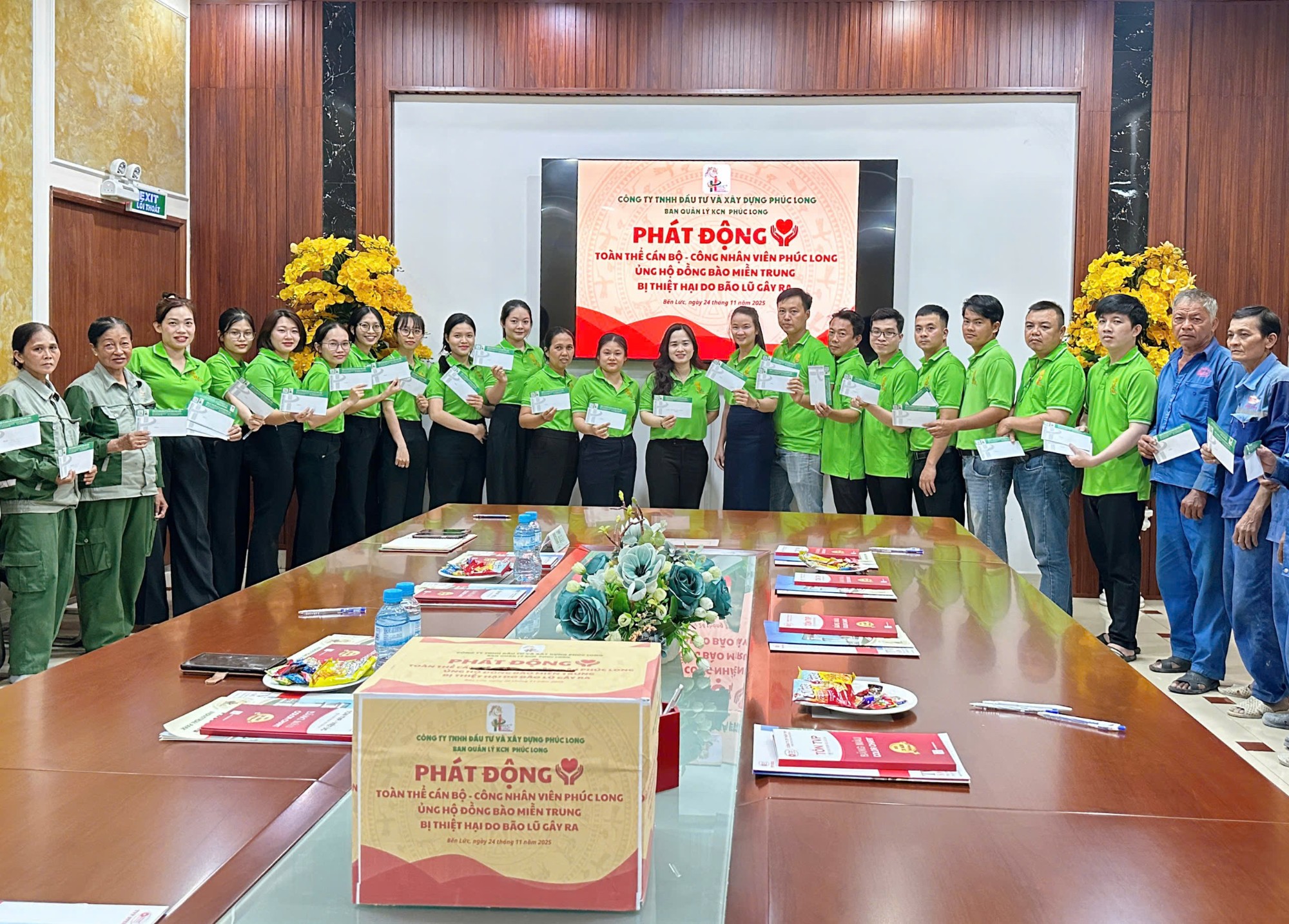 PHÚC LONG PHÁT ĐỘNG ỦNG HỘ ĐỒNG BÀO MIỀN TRUNG BỊ THIỆT HẠI DO BÃO LŨ